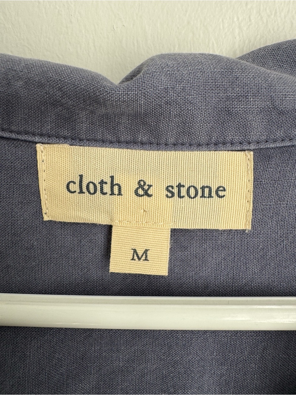 cloth & stone Slate Blue V-Neck Midi Tunic Dress - Picture 4 of 4